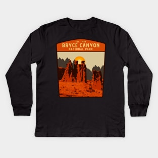 Bryce Canyon National park Utah Kids Long Sleeve T-Shirt